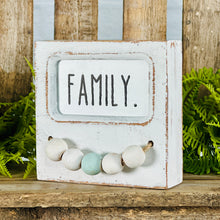 Load image into Gallery viewer, Family Beaded Sign
