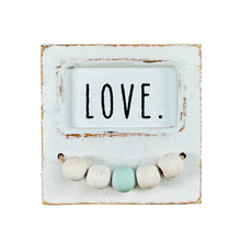 Load image into Gallery viewer, Love Beaded Sign
