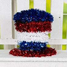 Load image into Gallery viewer, Tinsel Uncle Sam Hat
