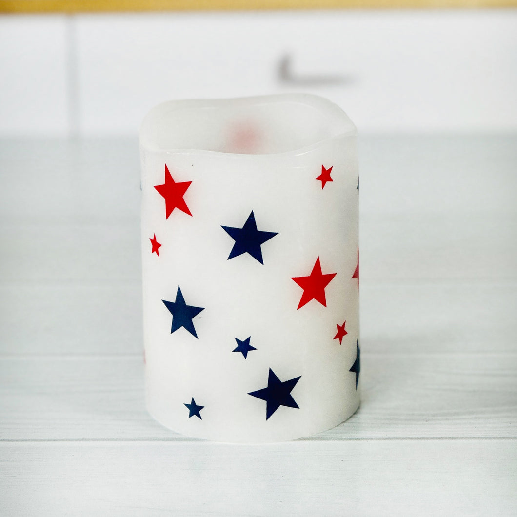 Star Timer Pillar Candles