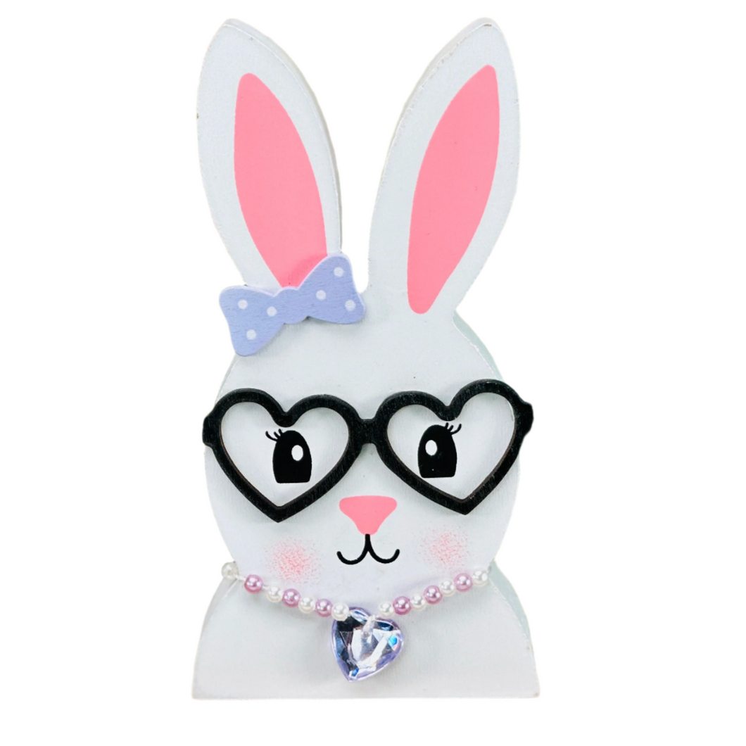 Girl Bunny With Glasses