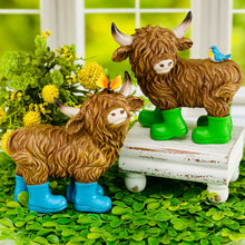 Load image into Gallery viewer, Rain-boots Highland Cows
