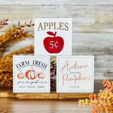 Load image into Gallery viewer, Harvest Block Sign
