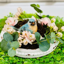 Load image into Gallery viewer, White Rose Grapevine Wreath
