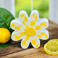Load image into Gallery viewer, Plaid Yellow Daisy Cutout
