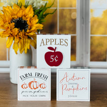 Load image into Gallery viewer, Harvest Block Sign
