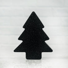 Load image into Gallery viewer, Black Glitter Tree Block
