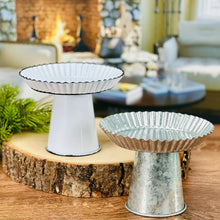 Load image into Gallery viewer, Vintage Tin Candle Risers
