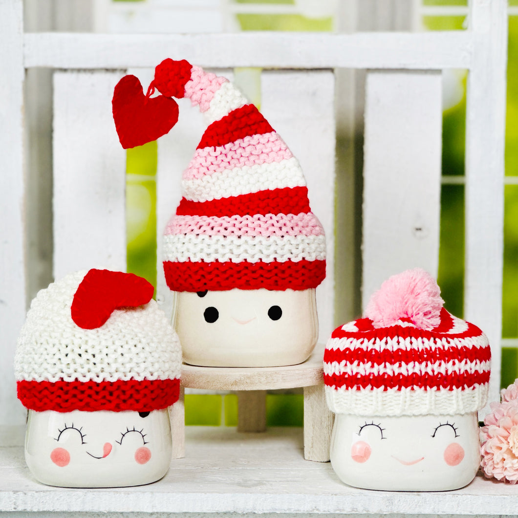 Valentine Marshmallow Mug Hats