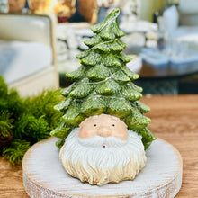 Load image into Gallery viewer, Snowy Tree Hat LED Santa
