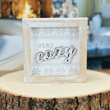Load image into Gallery viewer, Stay Cozy Wood Sign
