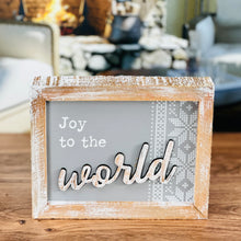 Load image into Gallery viewer, Joy To The World Sign
