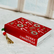 Load image into Gallery viewer, Merry Christmas Wood Faux Book
