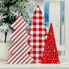 Load image into Gallery viewer, Red &amp; White Tree Trio
