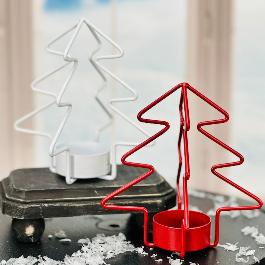 Metal Tree Tealight Holder