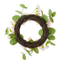 Load image into Gallery viewer, Pink Rose Grapevine Wreath
