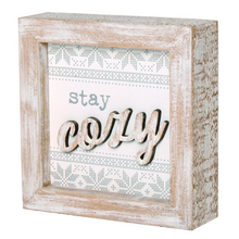 Load image into Gallery viewer, Stay Cozy Wood Sign
