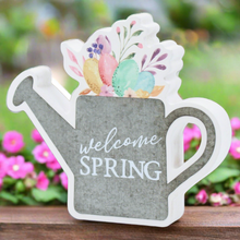 Load image into Gallery viewer, Welcome Spring Watering Can

