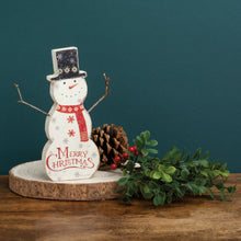 Load image into Gallery viewer, Chunky Snowman Sitter
