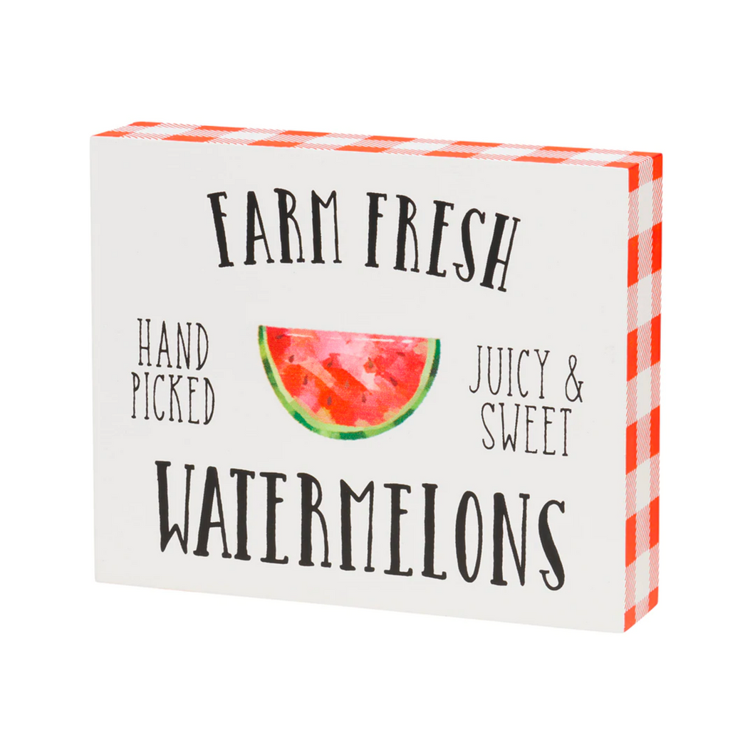 Farm Fresh Watermelon Block