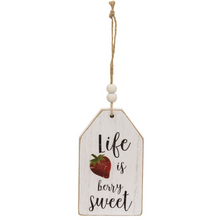 Load image into Gallery viewer, Summer Fruit Wood Tag Decor
