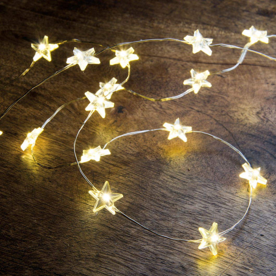 LED Battery Powered Lights - Star
