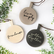 Load image into Gallery viewer, Mini Farmhouse Cutting Board Ornaments
