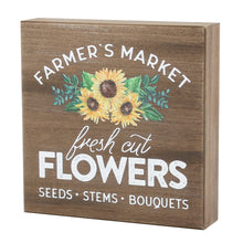 Load image into Gallery viewer, Fresh Cut Flowers Sign
