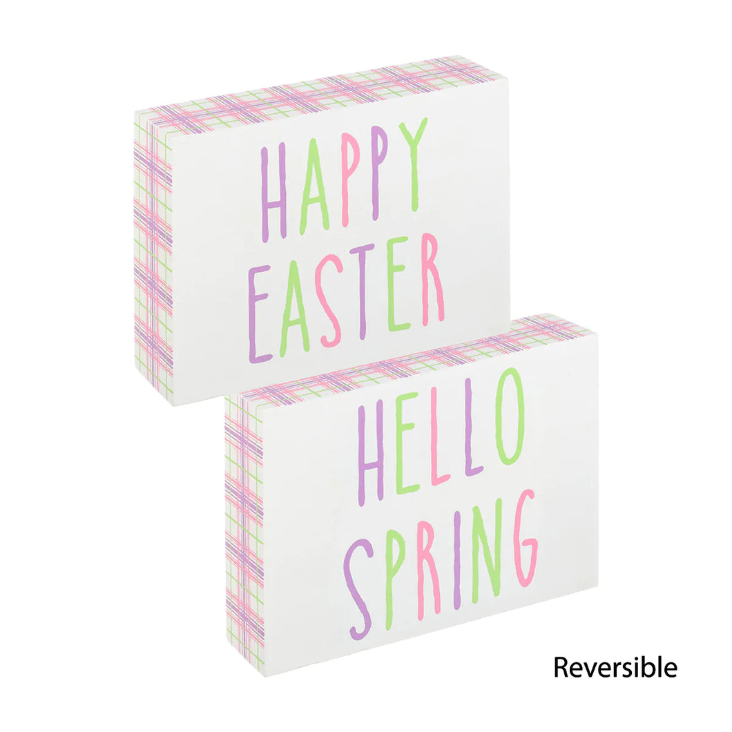 Happy Easter / Hello Spring Block